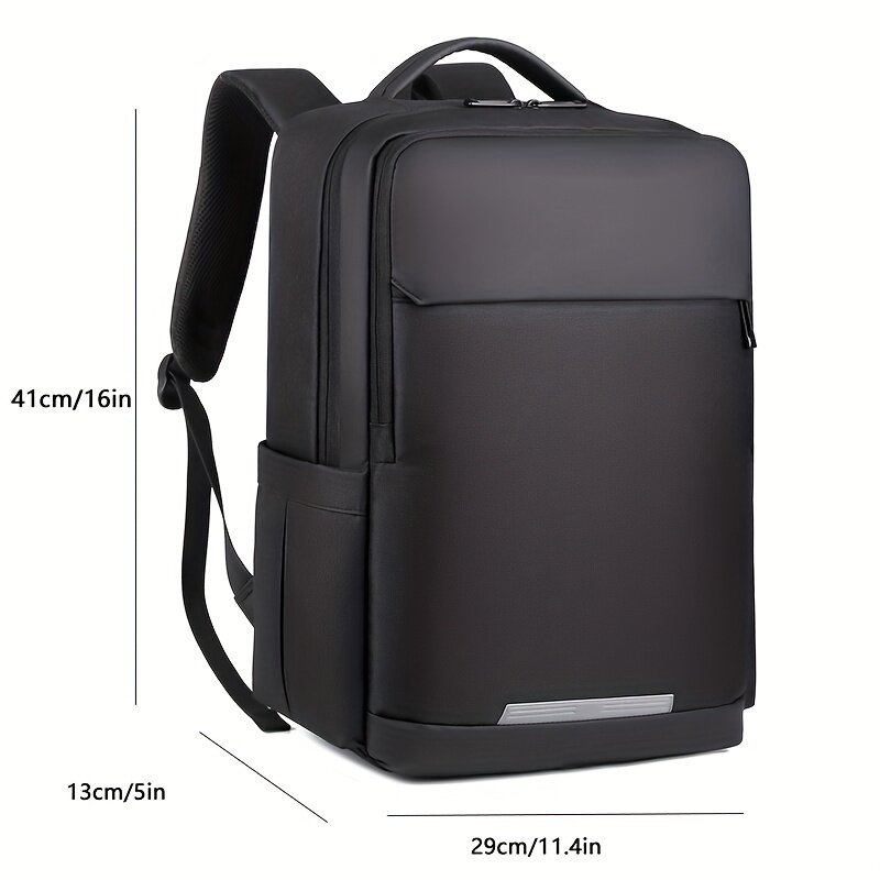 Rucsac business cu compartiment laptop, gri inchis, 39.62cm