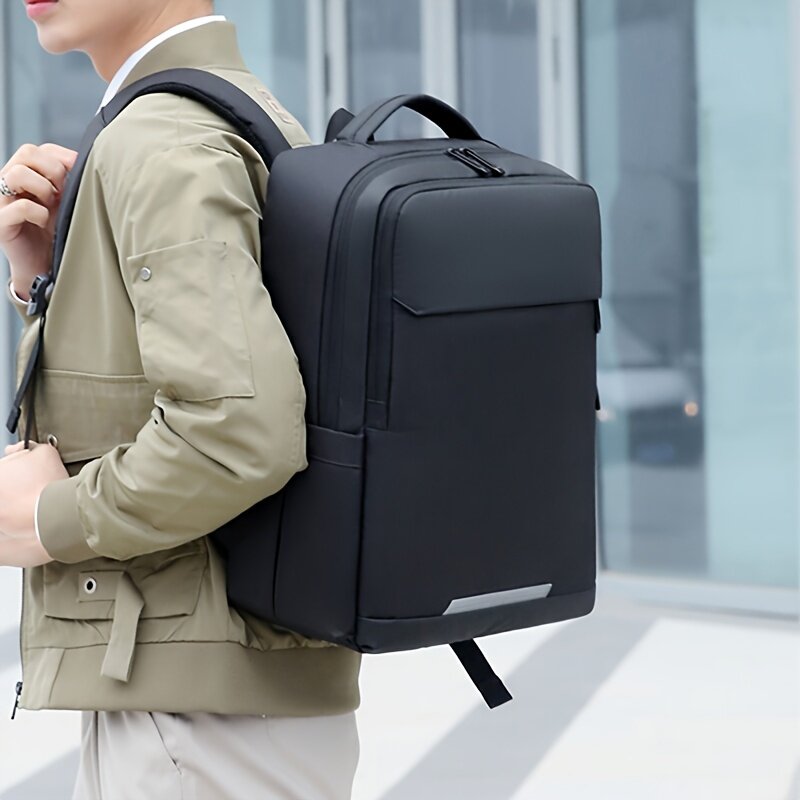 Rucsac business cu compartiment laptop, gri inchis, 39.62cm