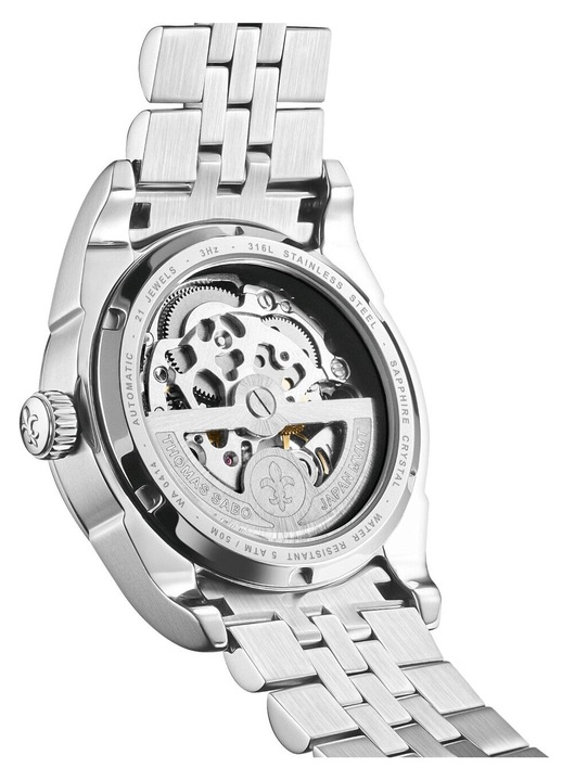 Thomas Sabo WA0414-201-203 Унисекс автоматичен с емблема лилия 36мм 5ATM
