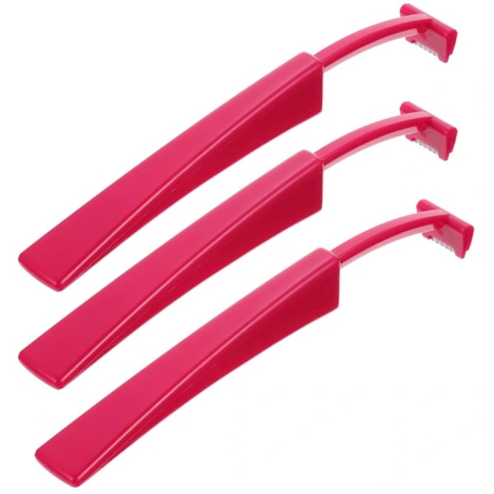 Set 3 aparate de tuns sprancene inoxidabil, mic, antiderapant