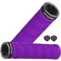 Mansoane bicicleta cauciuc, universal, mov, 135x31.7mm
