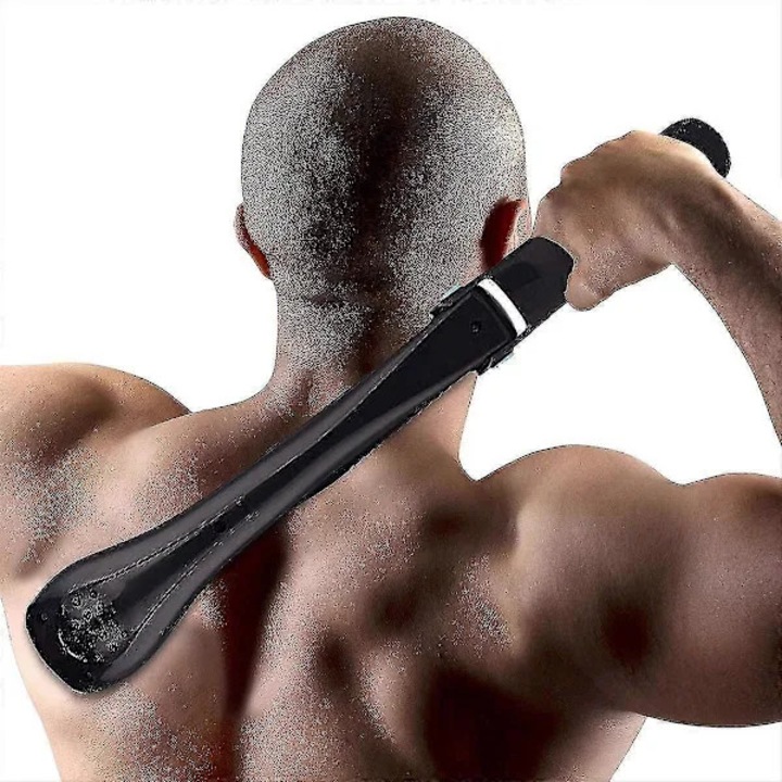Aparat de ras electric pentru barbati, reglabil, pentru spate si corp, lama lata, maner telescopic 27,4x45,7cm