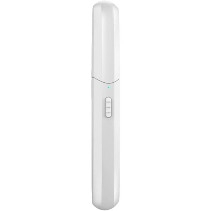 Trimmer electric sprancene si fata, alb, USB, multifunctional, compact