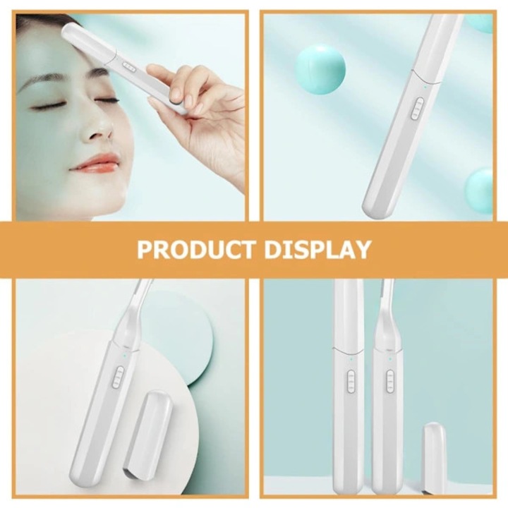 Trimmer electric sprancene si fata, alb, USB, multifunctional, compact