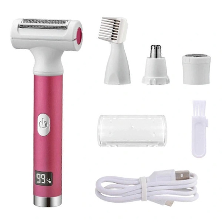 Aparat de ras electric, compact, fara fir, argintiu, 86g