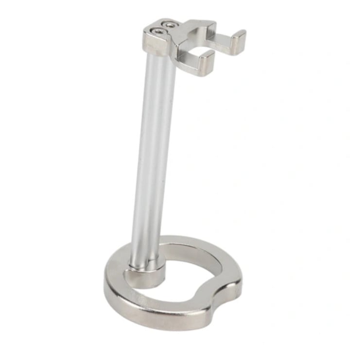 Suport pentru aparat de ras manual, metalic, argintiu, 98g