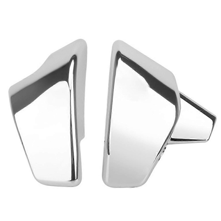 Capace laterale baterie motocicleta, ABS, electroplacat, pentru Honda VLX600 VT600C Steed 400 600, set 2 buc