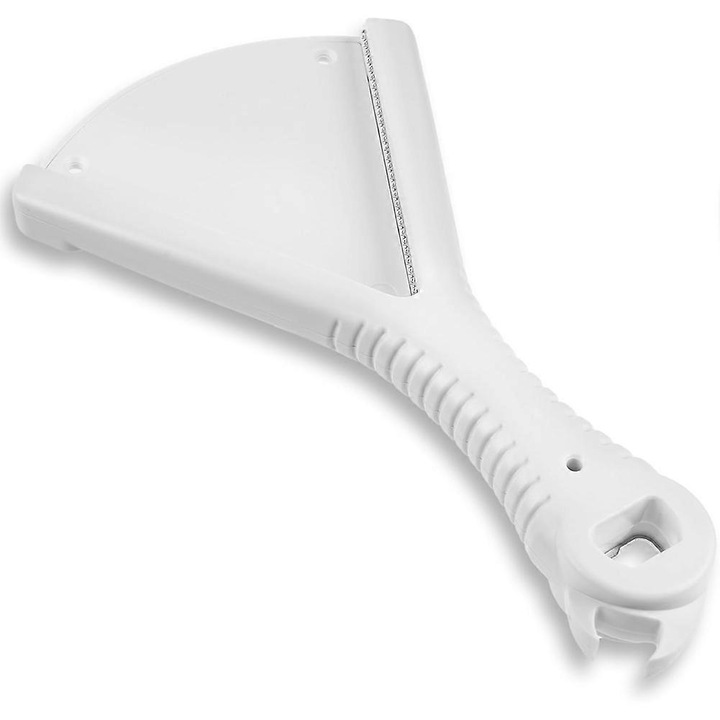 Ergonomikus multifunkciós befőttesüveg-nyitó, fehér, 1,4-13 cm
