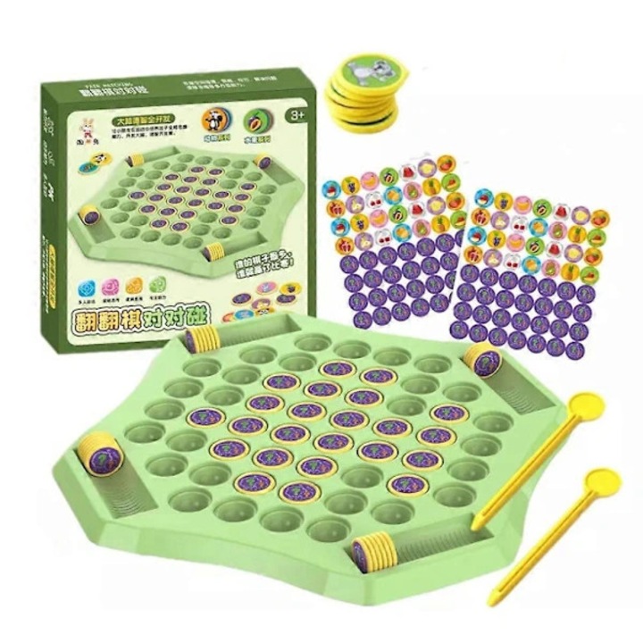 Joc de memorie Animal Flip Chess, strategie, logica, 29.9x23.3cm