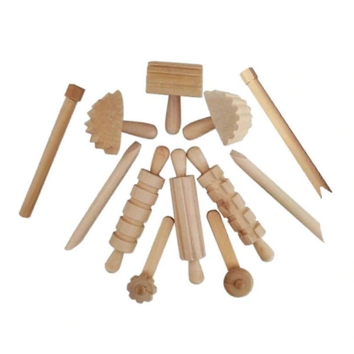 Forme prajituri set pentru lut si aluat multicolor