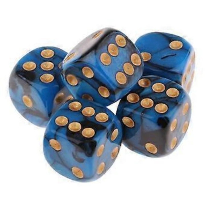 Set 5 zaruri translucide 16mm multicolor