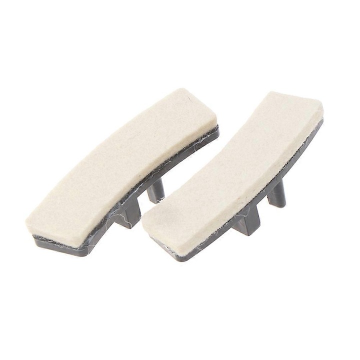 Kerékpár fékbetét készlet 2 darab fekete műanyag 1-3cm