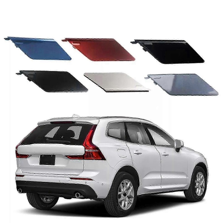 Vontatóhorog takaró hátsó lökhárítóhoz Volvo XC60 2018-2023 fekete 1DB