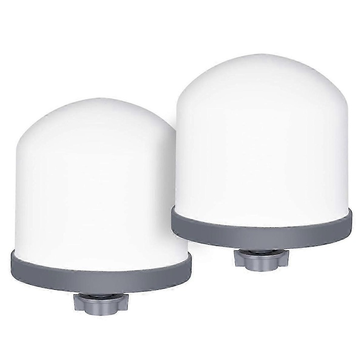 Filtru ceramic apa, set 2 bucati, purificare, alb, dimensiuni standard