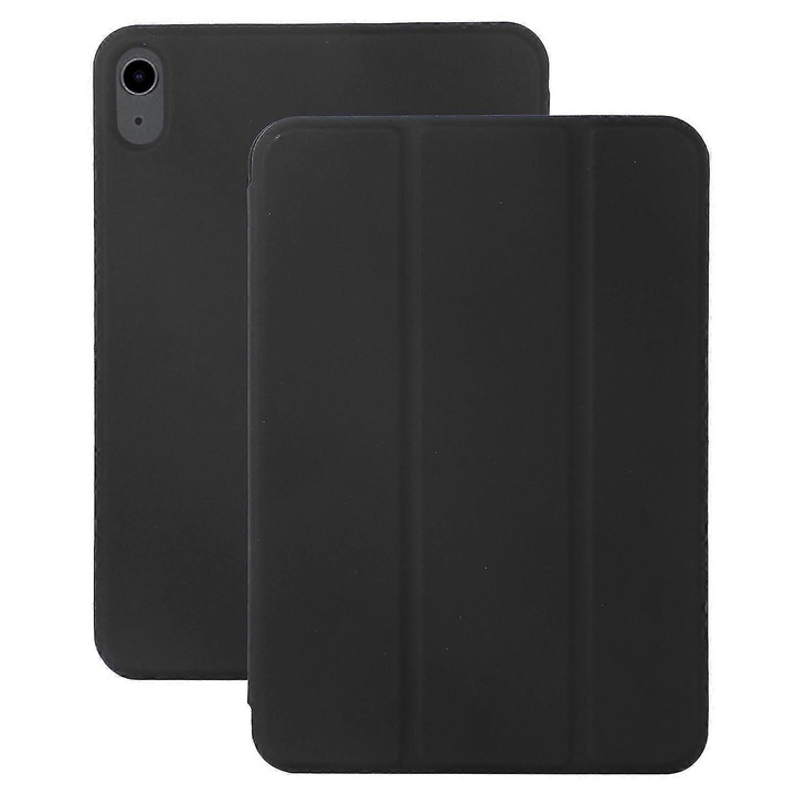 Husa tableta piele PU magnetica, suport, negru, 11 inch