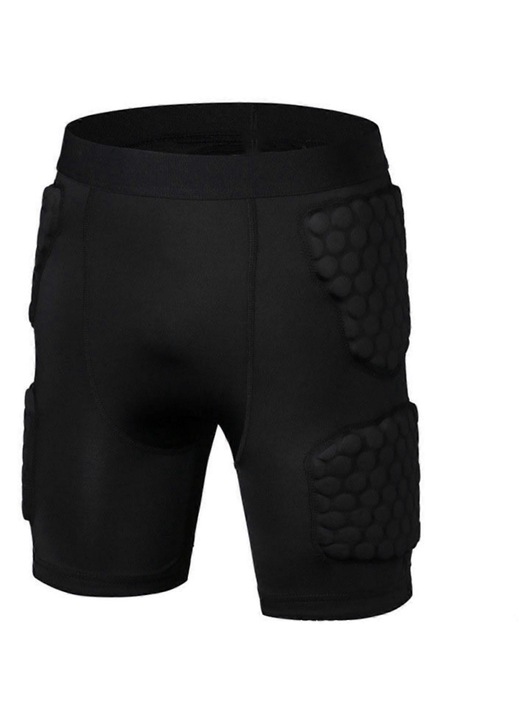 Pantaloni scurti sportivi, design protector, poliester