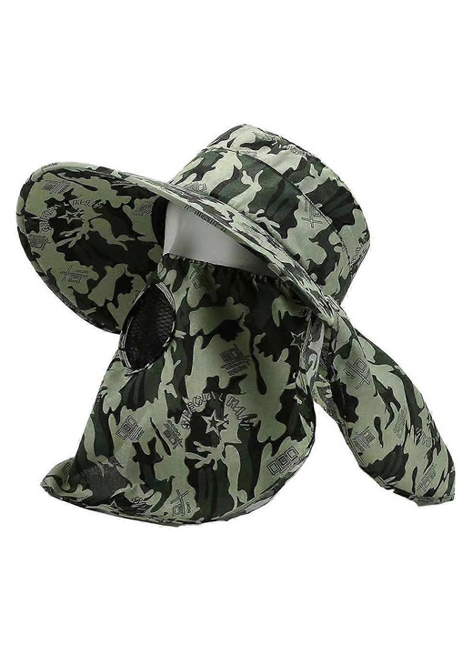 Palarie camuflaj unisex, protectie solara, respirabila, 58cm