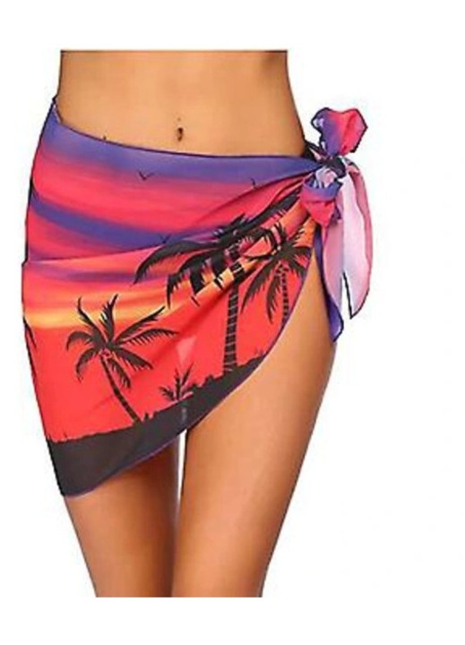 Strand sarong, OEM, 208x50cm, többszínű, könnyű, gyorsan száradó