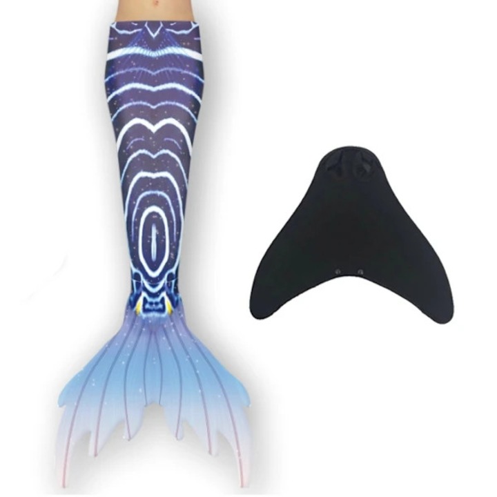 Sellőfarok, komplett szett, sötétkék, 150cm