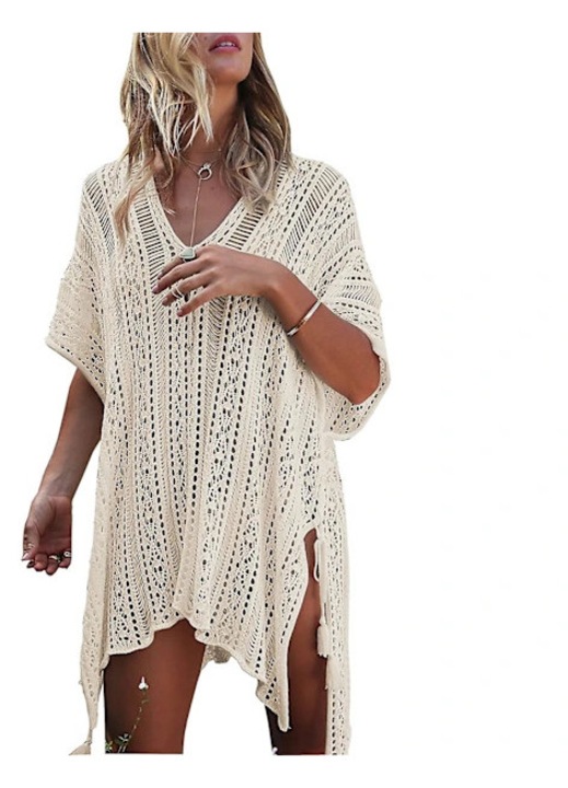 Costum de baie dama, stil boem, dantela poliester, multicolor, 79x-