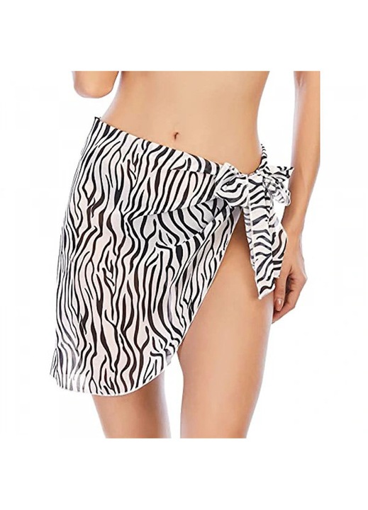 Sarong strandruha, 100% poliészter, többszínű, 55x20 inch