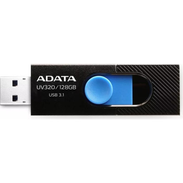 USB Flash Drive ADATA UV320 USB 3.1 128GB Alb-Verde auv320-128g-rwhgn