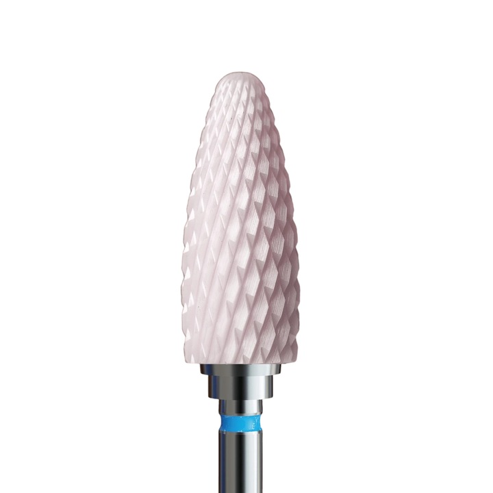 Kerámia frézer, IQNails, kúpos, kék, 14x6mm