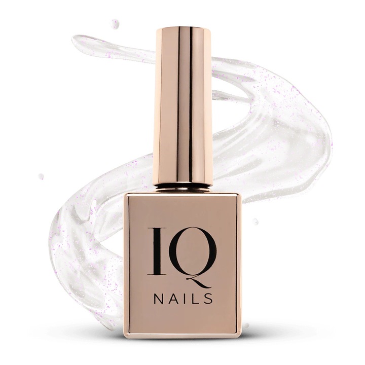 Top hibrid IQNails Rosee d'Amour rózsaszín áttetsző 10ml