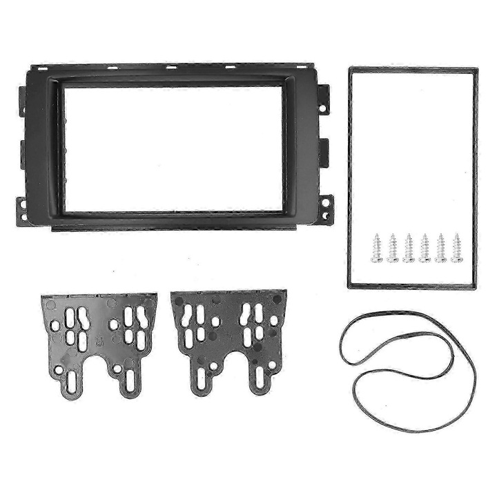 Cadru radio auto 2Din pentru SMART ForTwo 2007-2010, negru