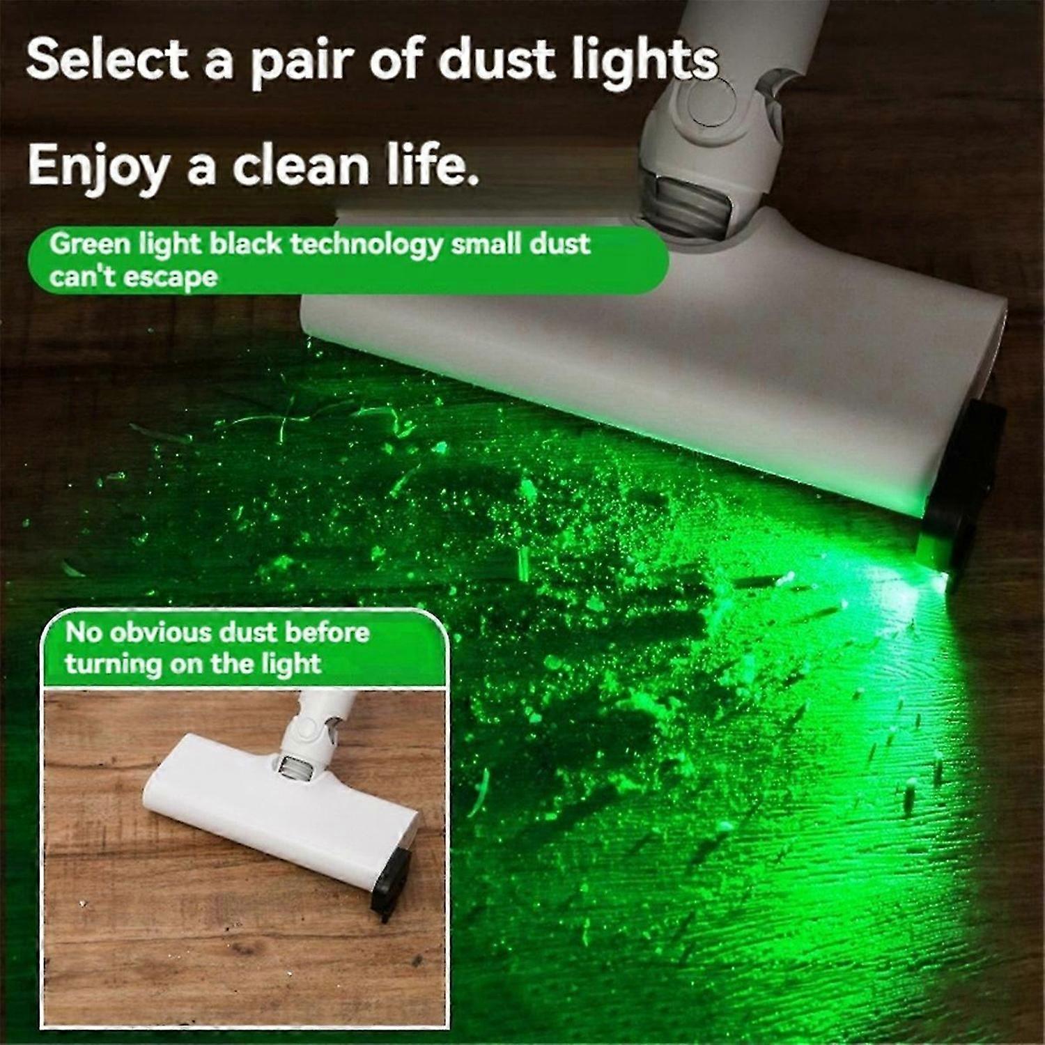 Aspirator vertical reincarcabil cu LED verde universal