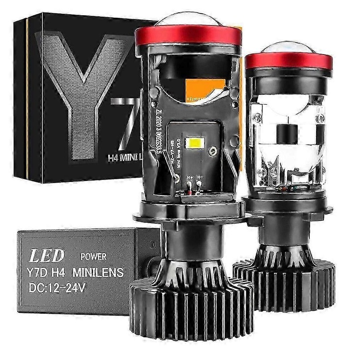LED fényszóró átalakító készlet H4 6500K 90W 18000Lm hideg fehér