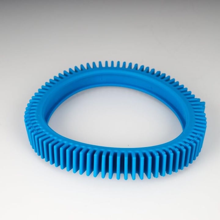 Anvelopa cu crampoane pentru robot piscina, albastru, dimensiuni standard