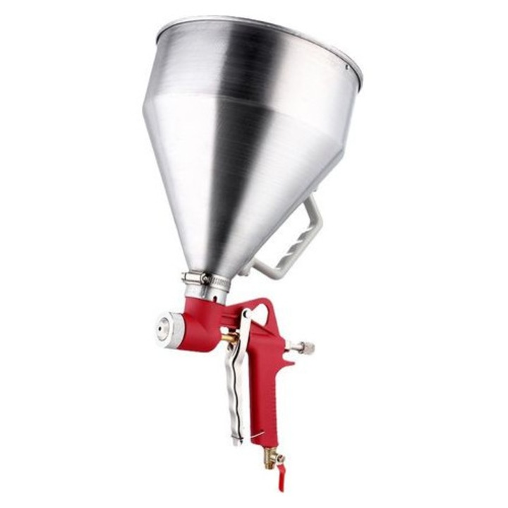 Pistol de pulverizat cu rezervor 6L si 3 duze, ergonomic, aluminiu, multicolor
