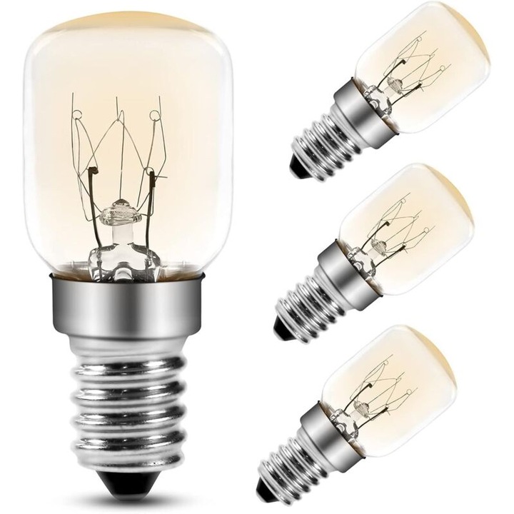 4 db izzólámpa készlet, 25W, E14, meleg fehér, 25x56mm, szabályozható