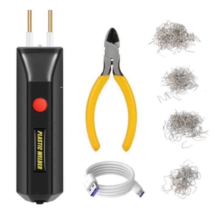 Vezeték nélküli műanyag hegesztő készlet 2500mAh fekete 14x4cm