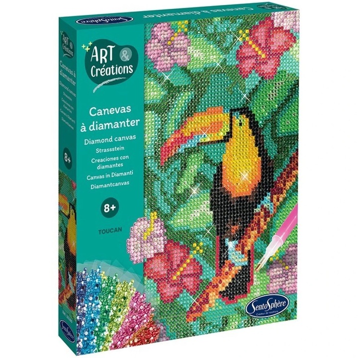 Set creatie Sentosphere, Tucan, cu diamante