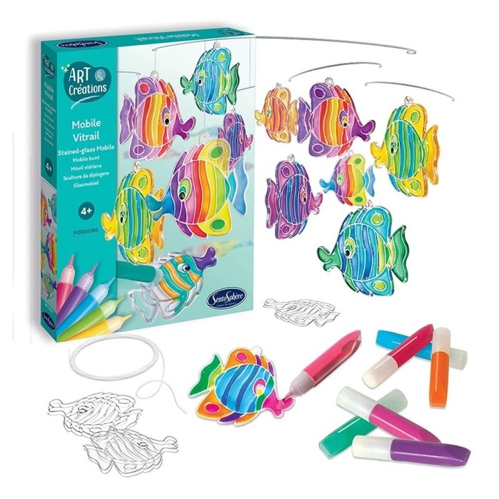 Set creatie Sentosphere, Vitralii mobile, Pesti