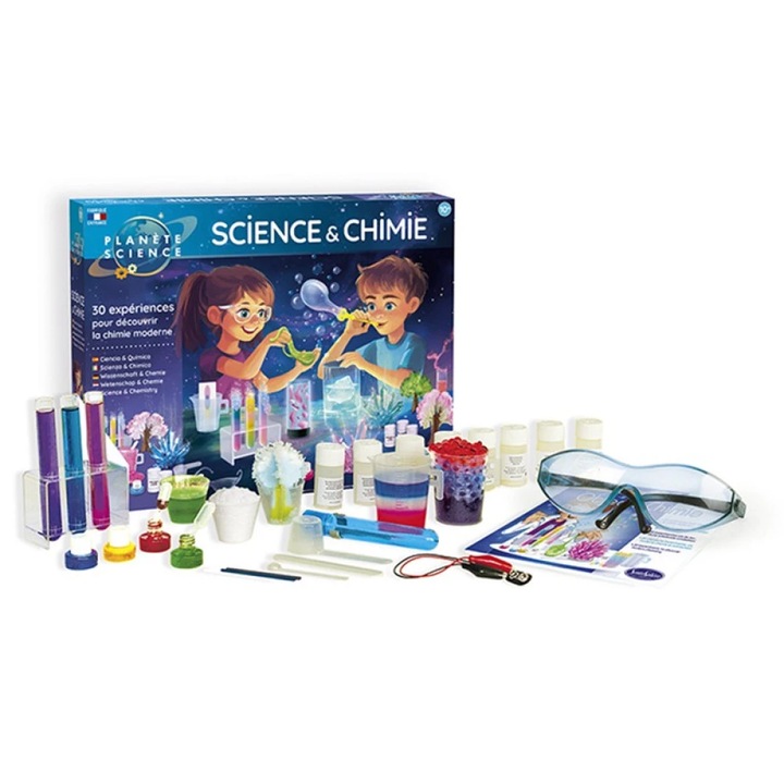 Kit pentru experimente Sentosphere, Stiinta si chimie, 34 experimente