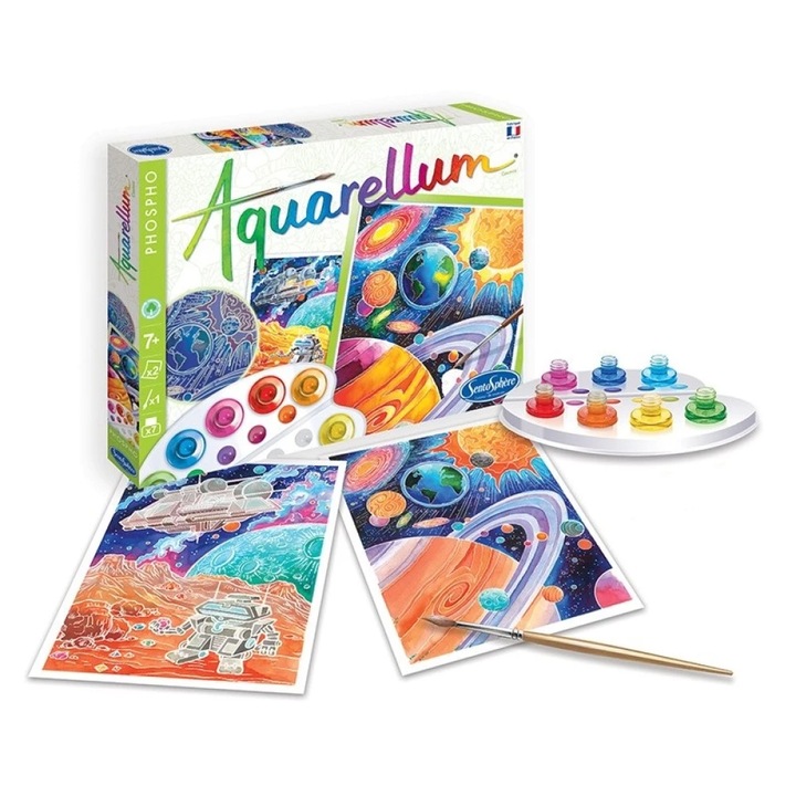 Set pictura Sentosphere, Aquarellum, Cosmos, fosforescent
