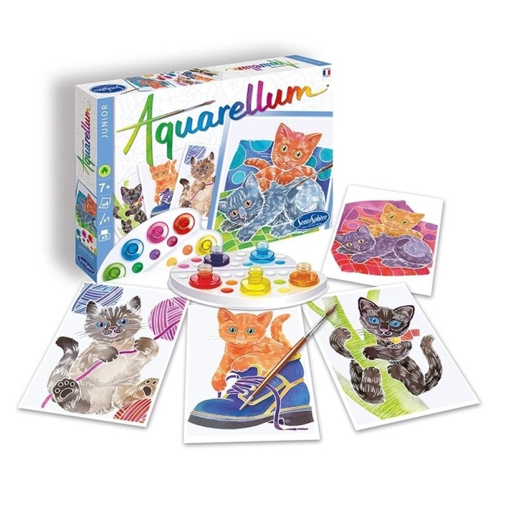 Set pictura Sentosphere, Aquarellum Junior, Pisicute