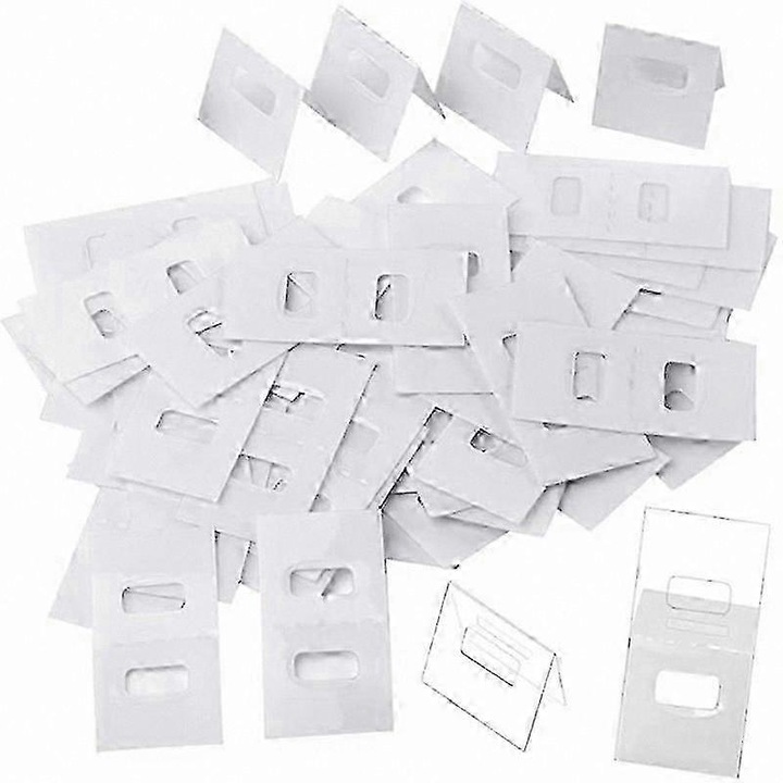 Set 30 greutati din plastic pentru jaluzele verticale, alb, 5x2.5cm