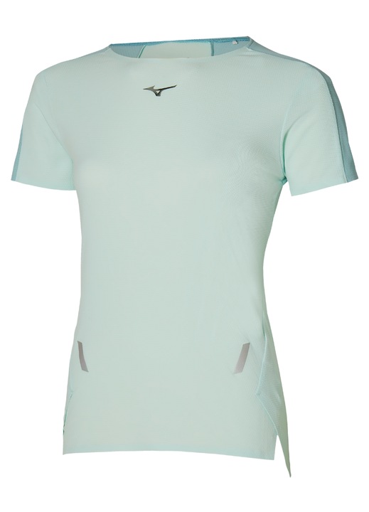 Tricou alergare dama Mizuno Tech Light SS 2025, Albastru