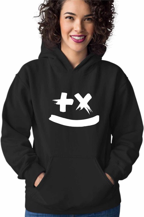 Hanorac Femei Martin Garrix Plus Vibe Symbol, Negru