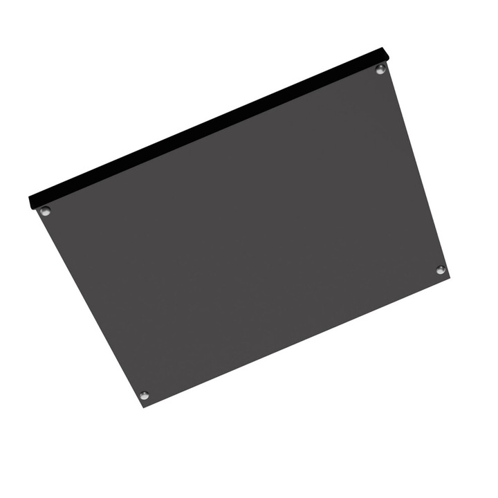Многофункционална акрилна дъска за рязане 250x200mm черна дебела