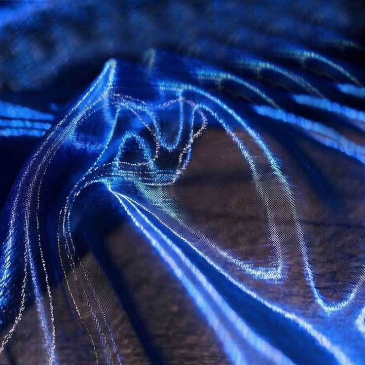 Többszínű organza textil anyag 140x150cm, könnyű és rugalmas ruhákhoz és dekorációkhoz