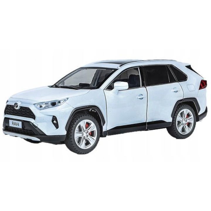 TOYOTA RAV4 1:24 fém autómodell hang- és fényeffektusokkal