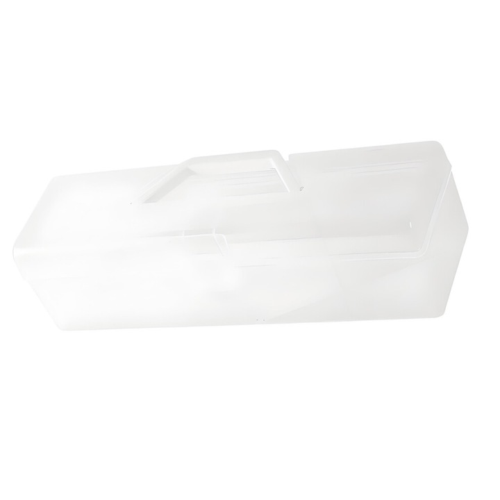 Átlátszó műanyag kártyarendező doboz 30x9x8cm
