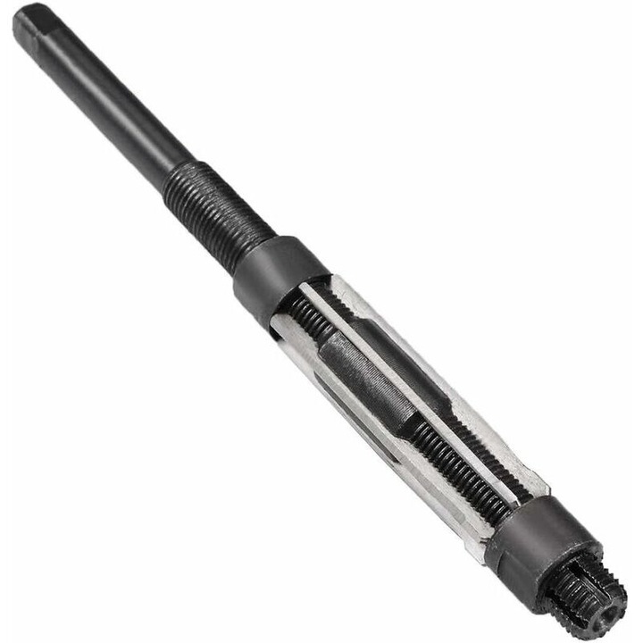 Alezor manual patrat HSS reglabil, scula de taiere a metalelor, alezor manual, alezor pentru gauri, interval de reglare 17-19 mm, 6 caneluri