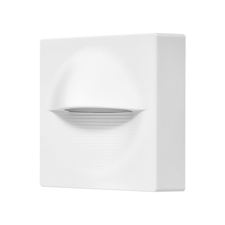 DEAMAK kör alakú LED fali lámpa, fehér, 8.4x3.6cm, belső érzékelővel