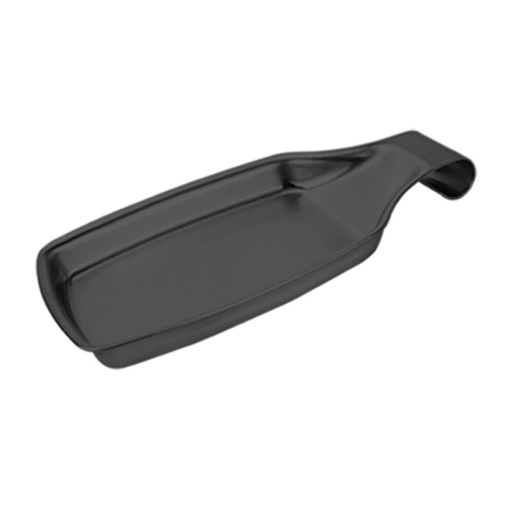 Suport linguri inox 304 modern negru 11x20.5cm